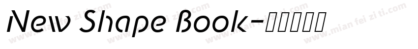 New Shape Book字体转换